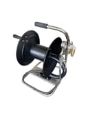 DRAIN HOSE REEL WITH S S  FRAME AND CLIP IN DRAIN NOZZLE KIT image 1